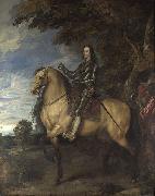Anthony Van Dyck Equestrian Portrait of Charles I oil painting artist